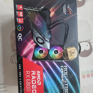 6800xt rog strix 수냉 팝니다