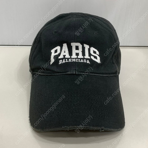 [L]발렌시아가 파리스 로고 캡 블랙 모자 볼캡 paris