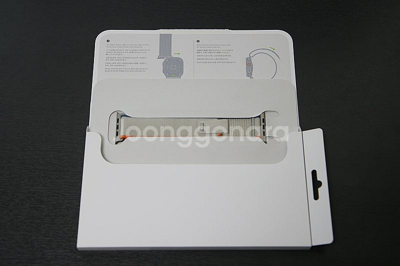 (정품) 애플워치 울트라 트레일루프 49mm 오렌지/베...--1