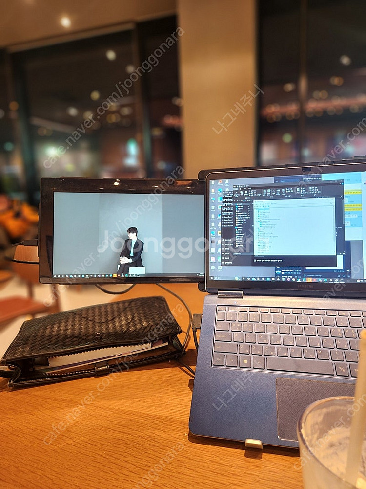 삼성 펜S 노트북 NT950SBE-x716+듀얼모니터--5