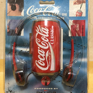 코카 콜라 캔모양 카세트 테이프 플레이어 워크맨 마이마이 coca cola cassette player