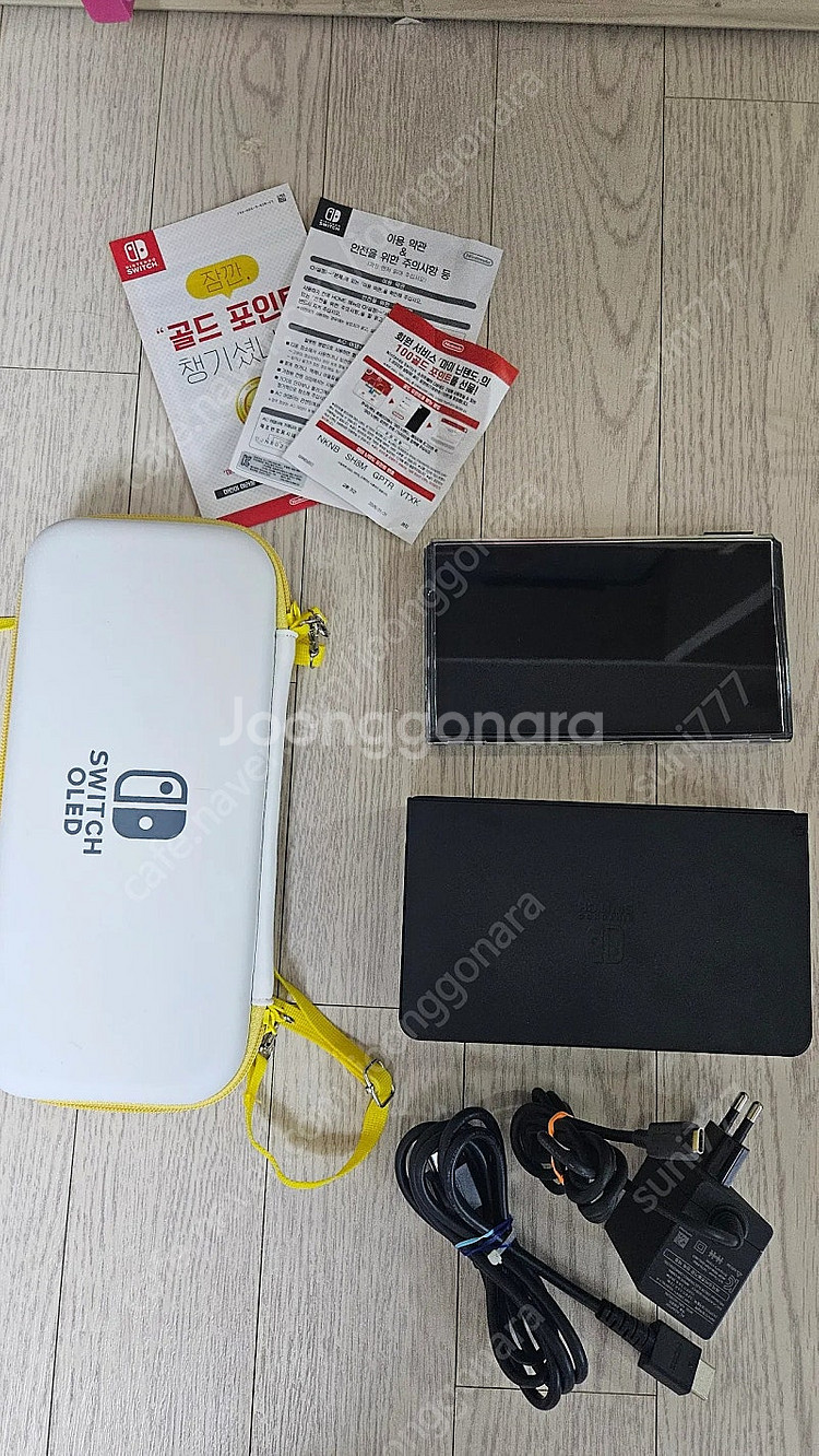 닌텐도 oled 풀패키지, 컨트롤러2개 추가, 칩두개 ...--7