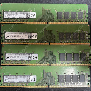 마이크론 DDR4 8기가 램 4개 PC-2666 동일주차