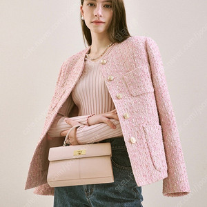 칙스라벨 피오니 트위드자켓 미듐