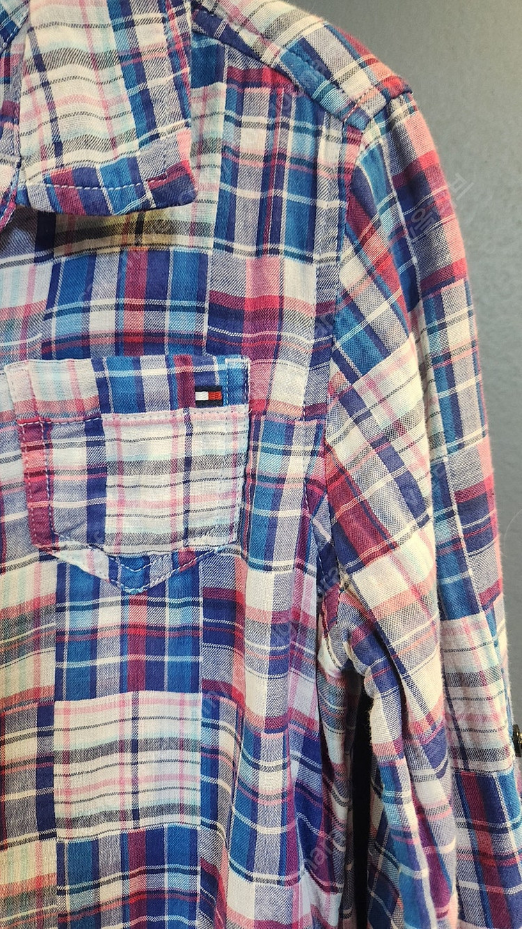 타미힐피거 칠드런 타미 키즈 체크 셔츠 원피스 10Y / 140 이미지