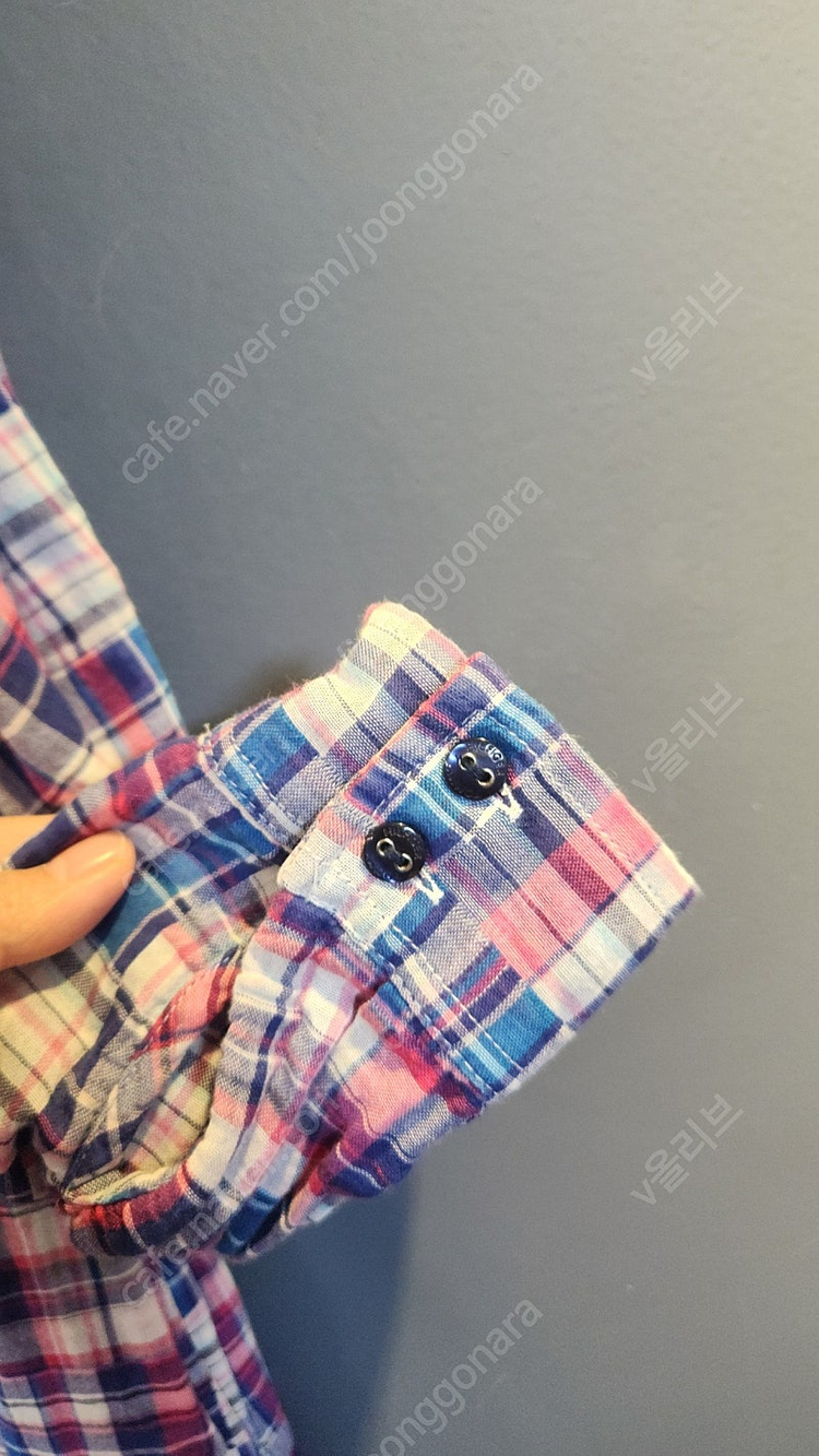 타미힐피거 칠드런 타미 키즈 체크 셔츠 원피스 10Y / 140 이미지