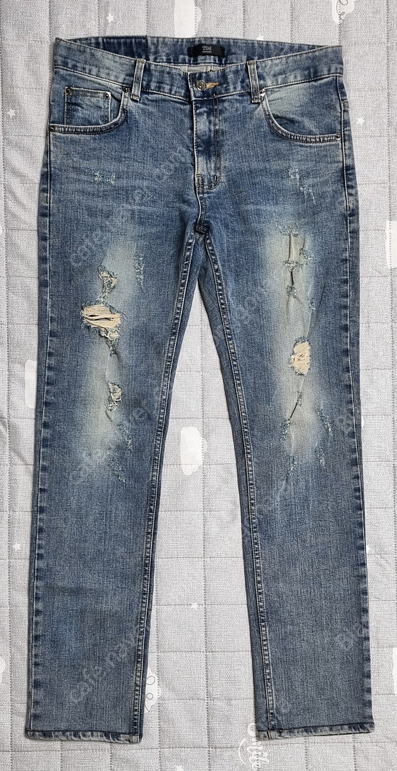 남자 남성 청바지 데님 JEANS TDH 연청 디스트로이드진 M/48 (30~31)사이즈 8천원