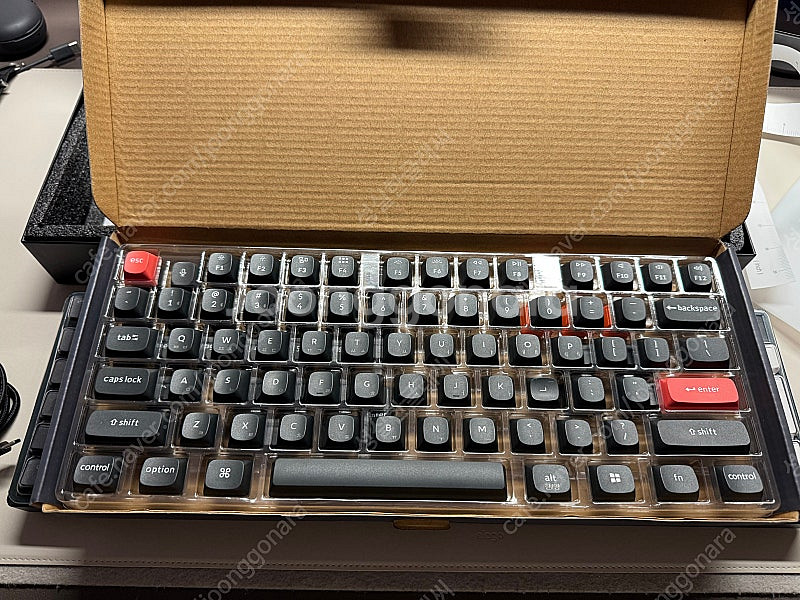 키크론 K10 알루미늄 RGB 핫스왑 저소음 적축 판매...--2