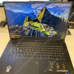 ASUS 아수스 게이밍노트북 TUF F17 fx707vv4-LL017 (램 32g 업글)