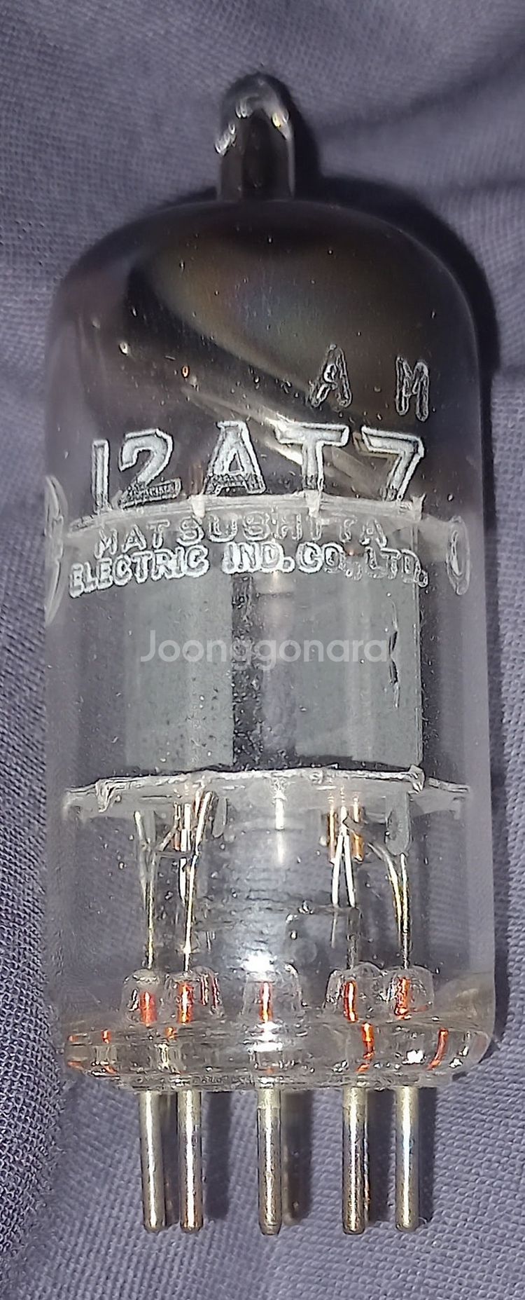 일본 구관 마츠시타 12AT7 진공관 1알 팝니다--3