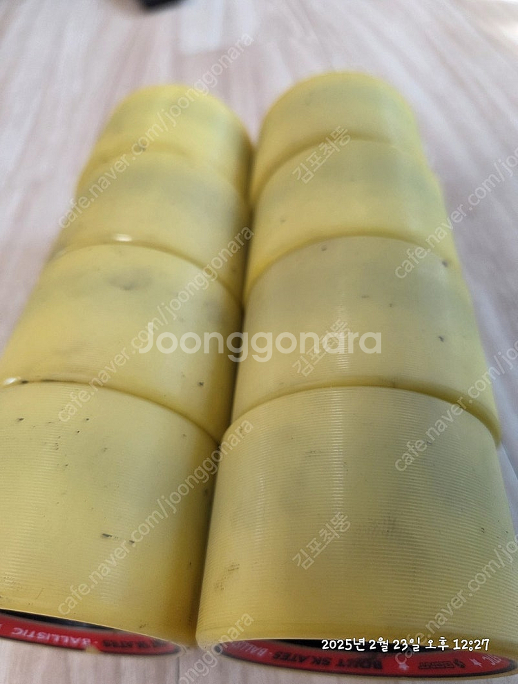 롤러스케이트 바퀴 본트 발리스틱 휠 (베어링 신품 포함...--1