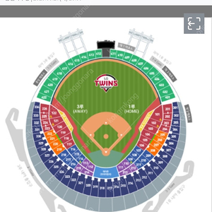 3/27 한화 vs LG 외야그린석 판매합니다.