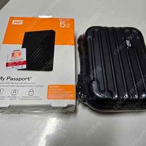 Western Digital WD NEW My Passport Gen3 5테라(블랙) 외장하드 팝니다.