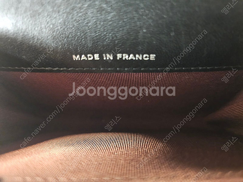 샤넬 클래식 램스킨 똑딱이 카드 지갑--5