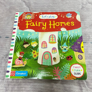 예쁜 어린이 영어 동화책 플랩북 슬라이드북 Fairy homes