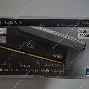 TeamGroup T-CREATE DDR5-6000 CL30 EXPERT 화이트(32GB(16Gx2))팝니다.