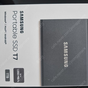 삼성전사 probable ssd t7 1tb 쿠팡최저가 139,000 저렴하게판매(쌔거)