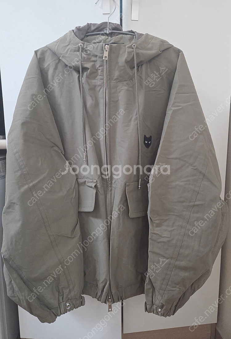 21FW 송지오옴므 지제로 후드점퍼 (카키그레이)--0