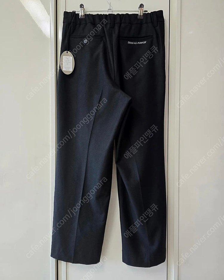 sedan all purpose 테크 플란넬 와이드 슬랙스 블랙 L 세단올퍼포즈 아프레쎄 헤릴 오라리 빔즈 이미지