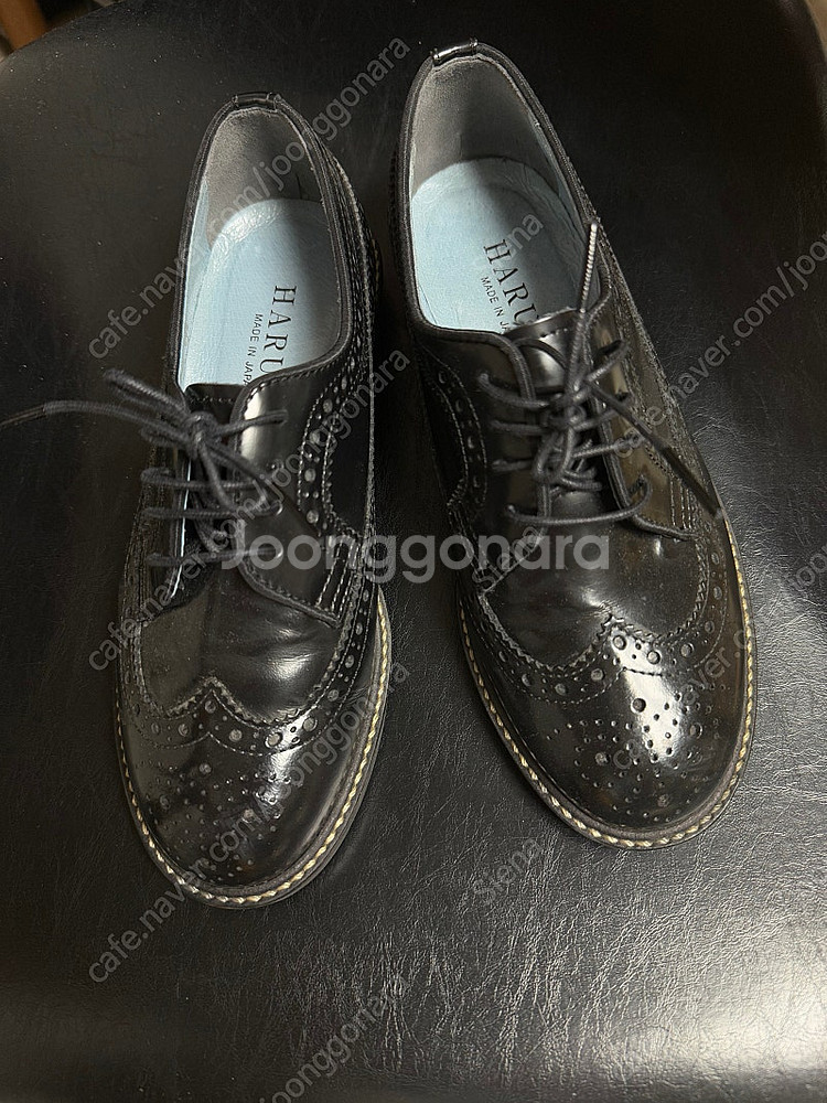 하루타 여성 윙팁 구두 (230size)--2