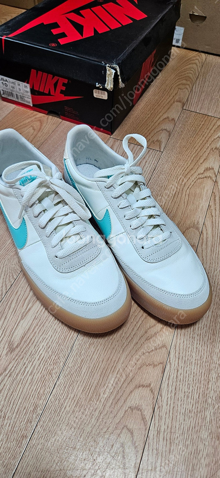 나이키 킬샷 2 레더 아일랜드 그린 (275)새상품--0