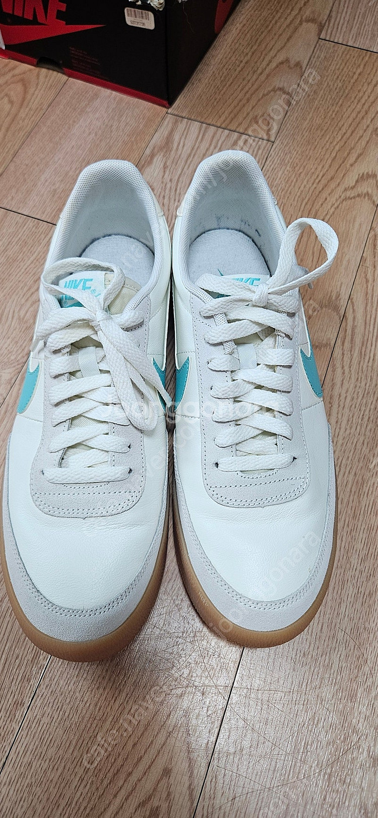 나이키 킬샷 2 레더 아일랜드 그린 (275)새상품--1