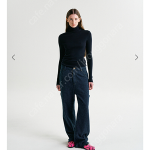 후왓웨어 Flow Soft Turtleneck - Navy