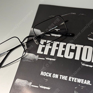 EFFECTOR 이펙터 새들 스퀘어 사각 매트블랙 일본 안경 0104