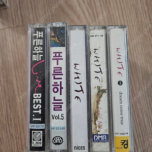 푸른하늘, WHITE 카세트 테이프 팝니다.