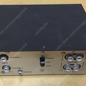 슈어 포노앰프 shure M64 phono pre amp 빈티지 오디오