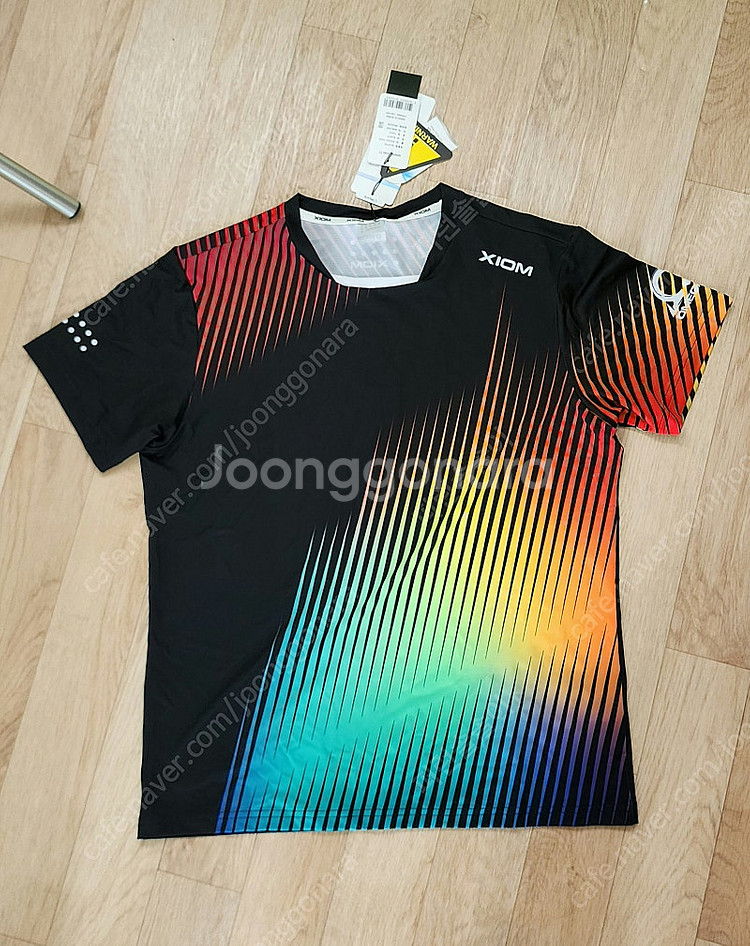 [탁구복 상의] 엑시옴 오스틴 블랙 100/L--0