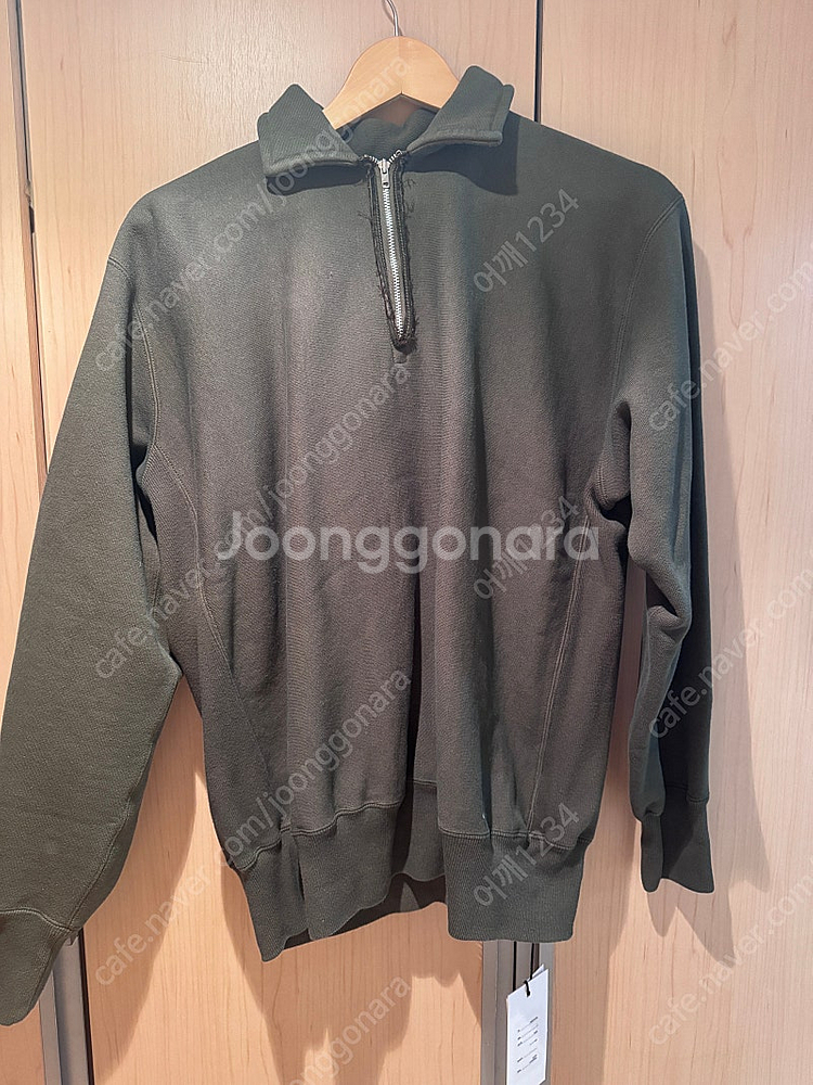 a.presse 아프레쎄 25ss 하프집업 올리브 3사...--1