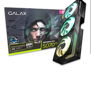 갤럭시 GALAX 지포스 RTX 5070 Ti EX GAMER BLACK OC D7 16GB 미개봉판매합니다