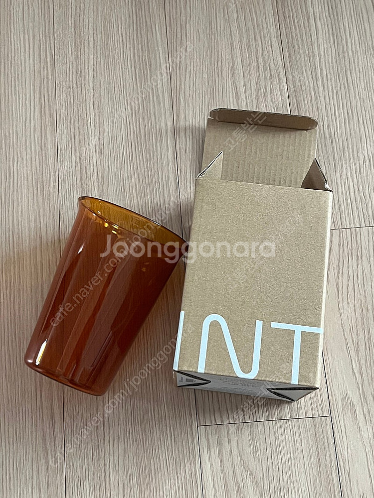 킨토 캐스트 앰버 글라스 350ml--0