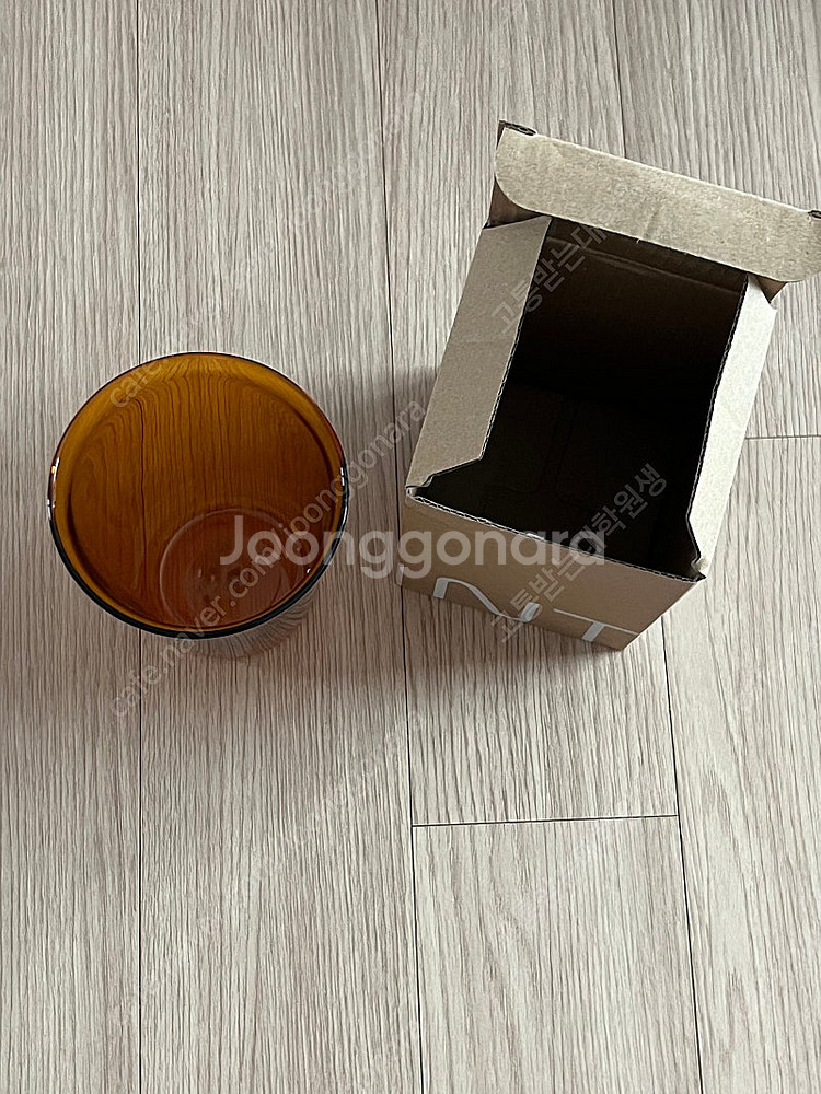 킨토 캐스트 앰버 글라스 350ml--2