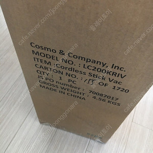 샤크닌자 네오 LC200KR 무선청소기 새제품 (택포38.5만)
