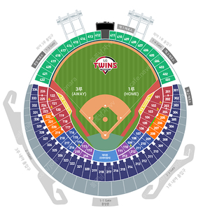 3월 27일 (목) LG vs 한화 1루 레드 2연석 양도