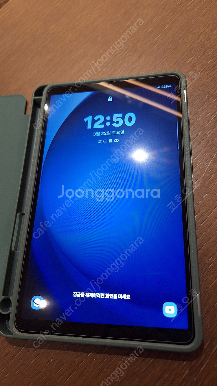 38분 사용 갤럭시탭 A9 128GB 풀박스+케이스+강...--0