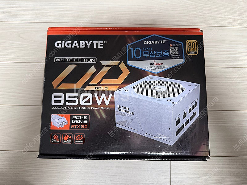 기가바이트 850W 80PLUS 골드 풀모듈러 화이트 ...--0