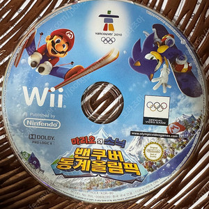 닌텐도위 wii 정품 게임 CD 마리오와소닉 밴쿠버동계올림픽 판매 합니다.