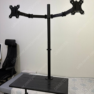 높낮이 조절폭이 넓은 듀얼 모니터 암 스탠드 tallpole