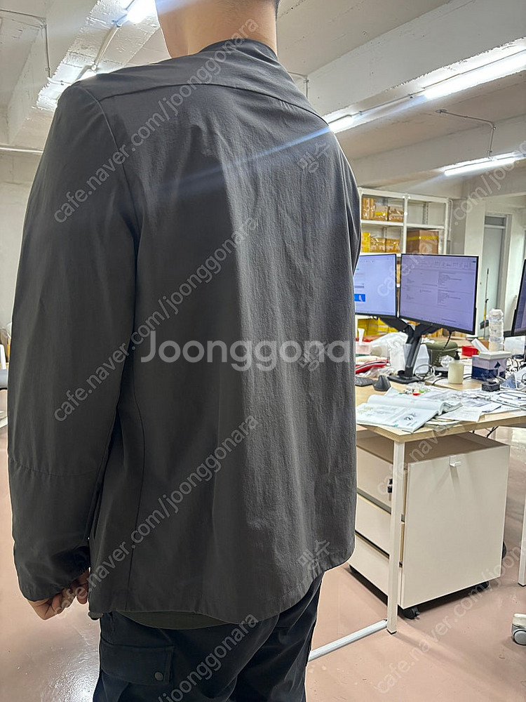 24/7 남성 나일론+폴리 가디건 M사이즈 노카라 가디...--1