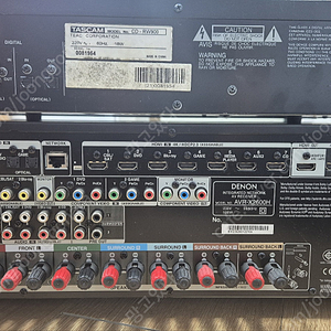 bose 5.1 채널 중 일부/ denon AVR-X2600H / tascam CD-RW900 일괄처분