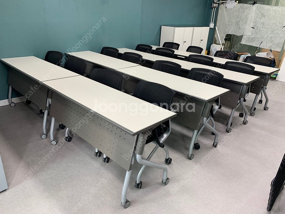 퍼시스 CRN314 2인용 강의테이블 접이식테이블 판매--1