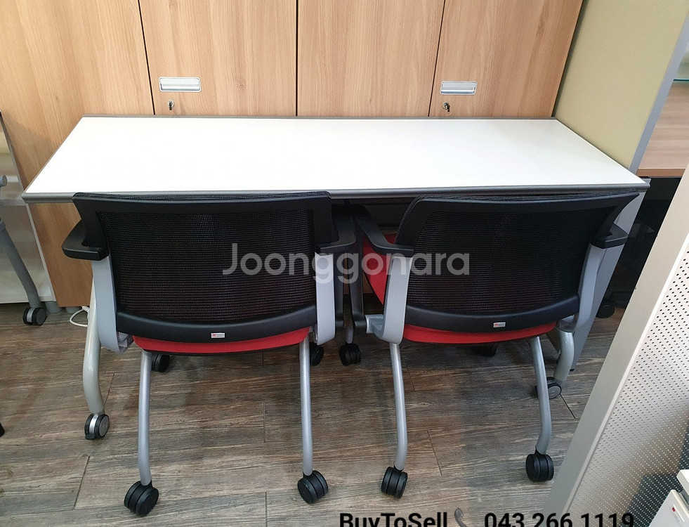 퍼시스 CRN314 2인용 강의테이블 접이식테이블 판매--5