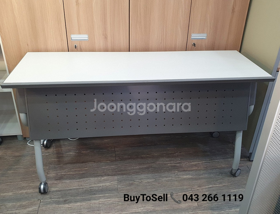퍼시스 CRN314 2인용 강의테이블 접이식테이블 판매--6