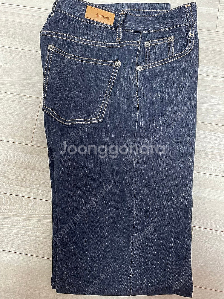 새상품) 어센티 기모 논페이드 일자 데님 S / 와르 ...--1