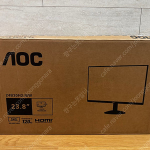 Aoc 24인치 화이트 모니터 게이밍 120hz