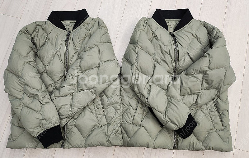 쌍둥이.. 탑텐 경량패딩 120사이즈 2개--0