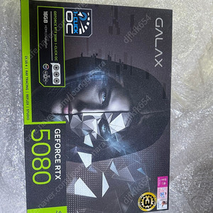 겔럭시 RTX5080 블랙 미개봉 판매합니다.